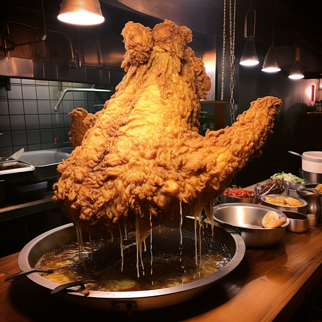 Crispy Breaded Elephant - Deep-Fried Delight