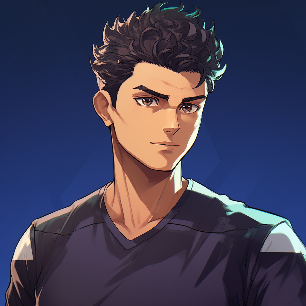 Cristiano Ronaldo anime character image