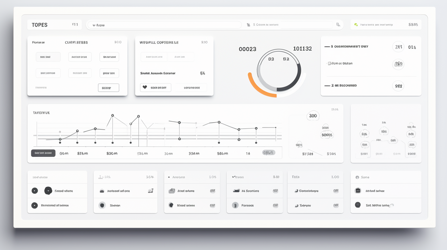 CRM Wireframe Simple Minimalistic Design