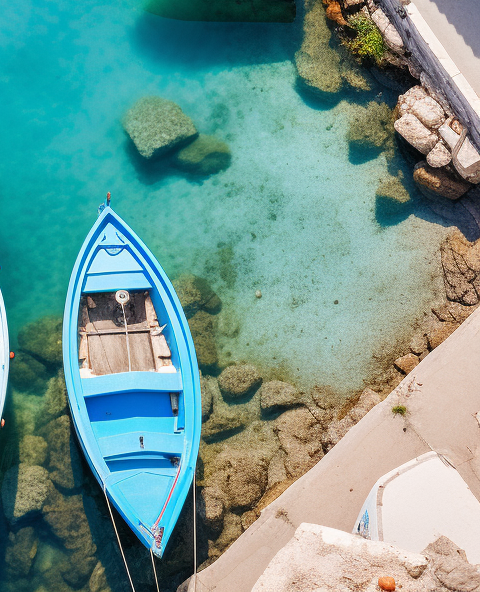 Vibrant Croatia Bay of Boats