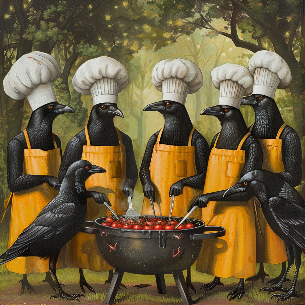 Crows in Chef Hats BBQ