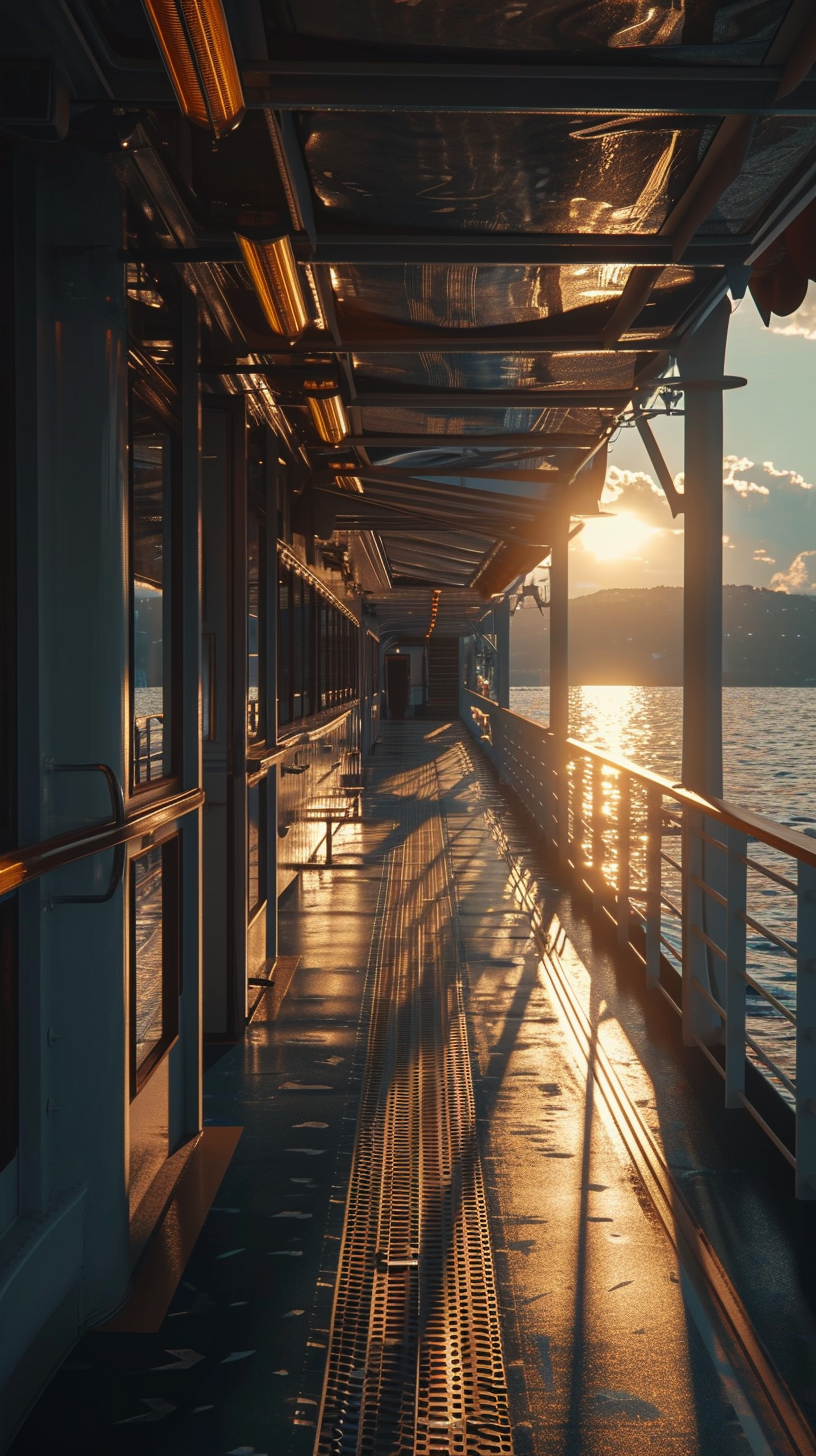 Amazing Cruise Ship Boarding Scene