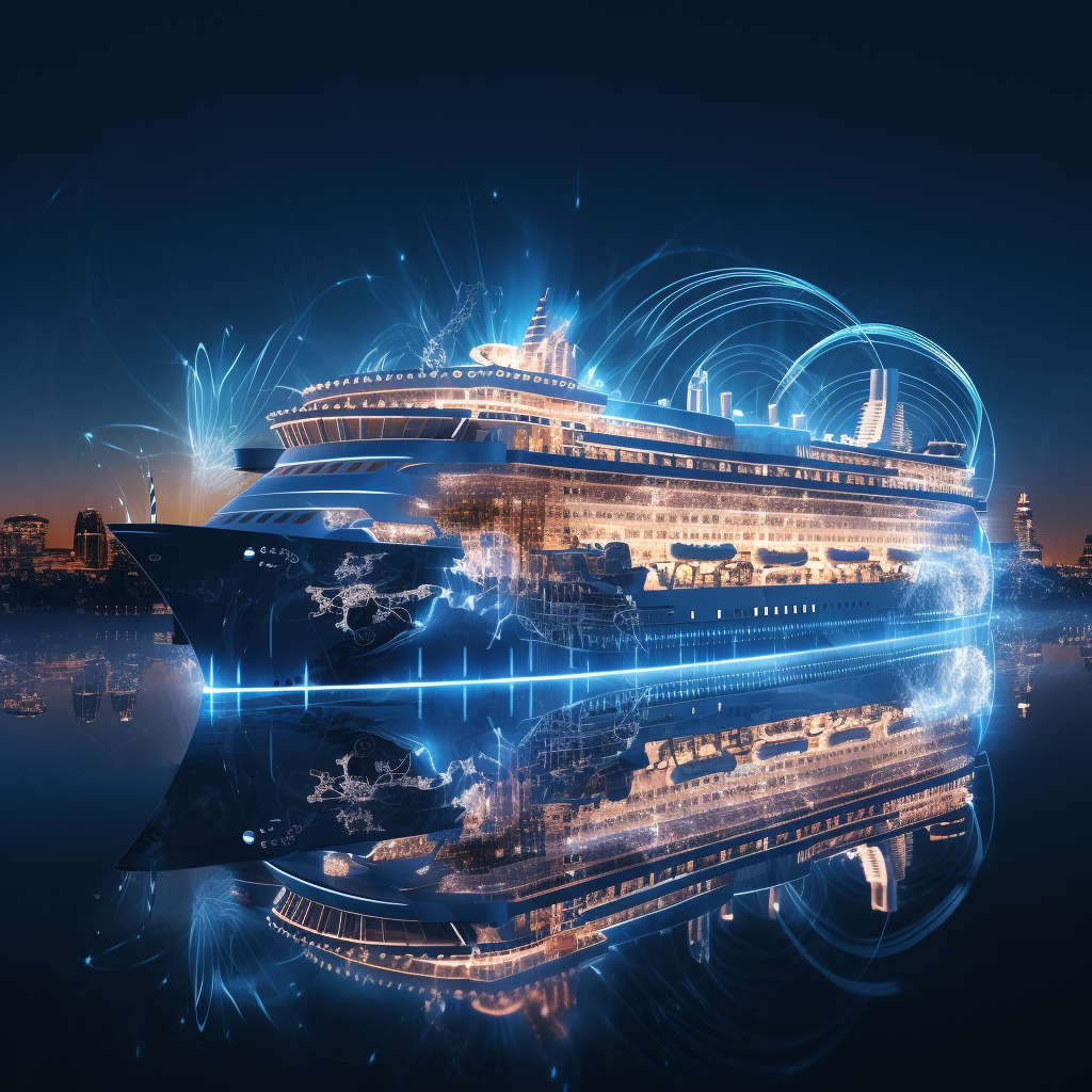 Cruise vessel digital twin image