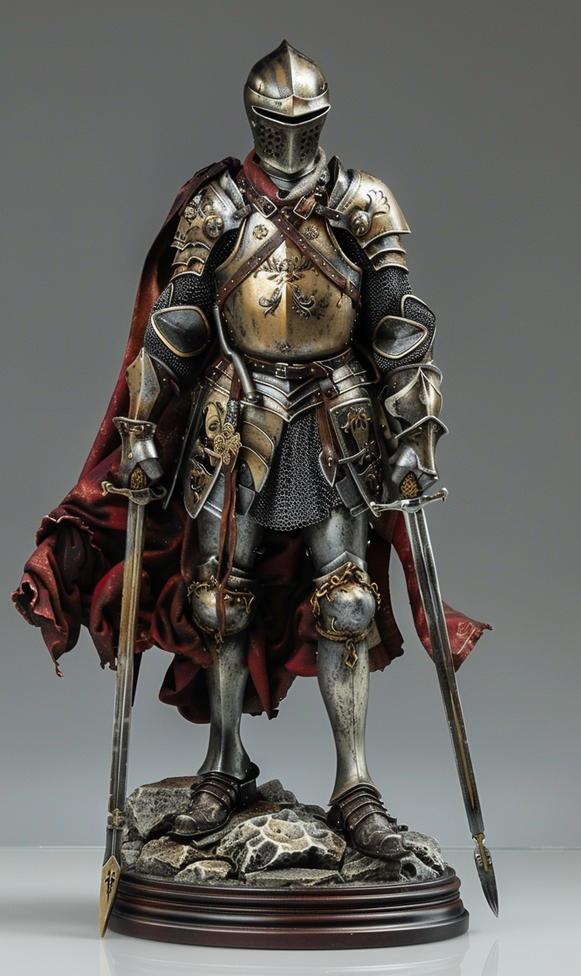 Medieval Crusader Warrior Knight Armor