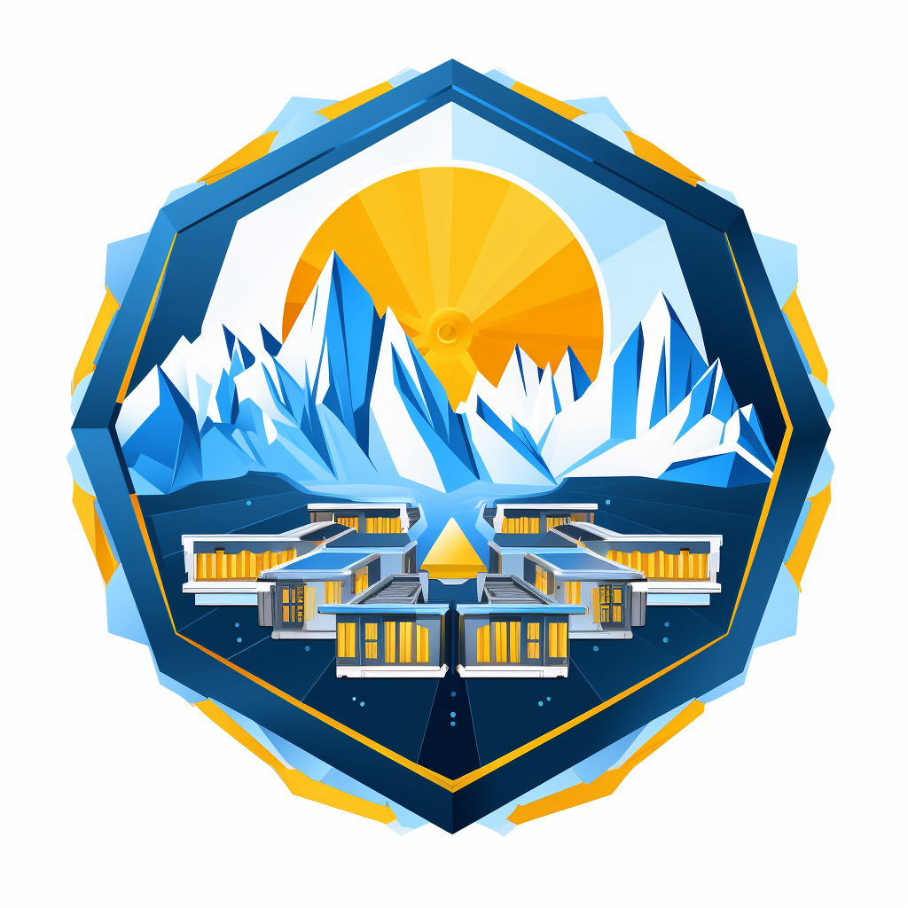 Cryptocurrency Mining Data Center Logo