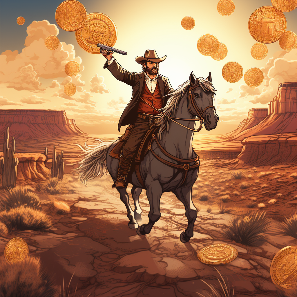 Crypto Currency Wild West Photo