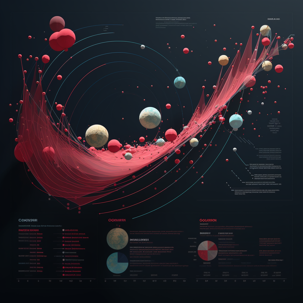 Graph showing crypto total supply in space