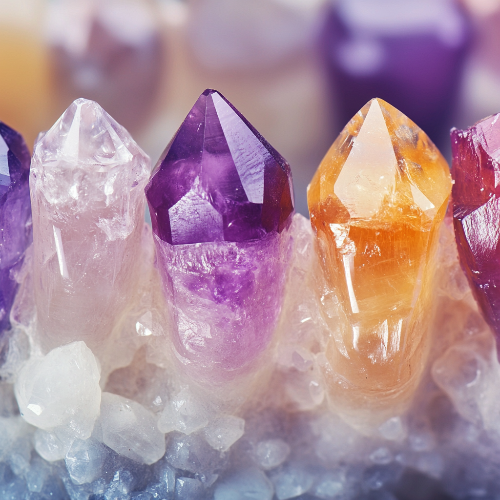 Sparkling Crystal Teeth Close-Up