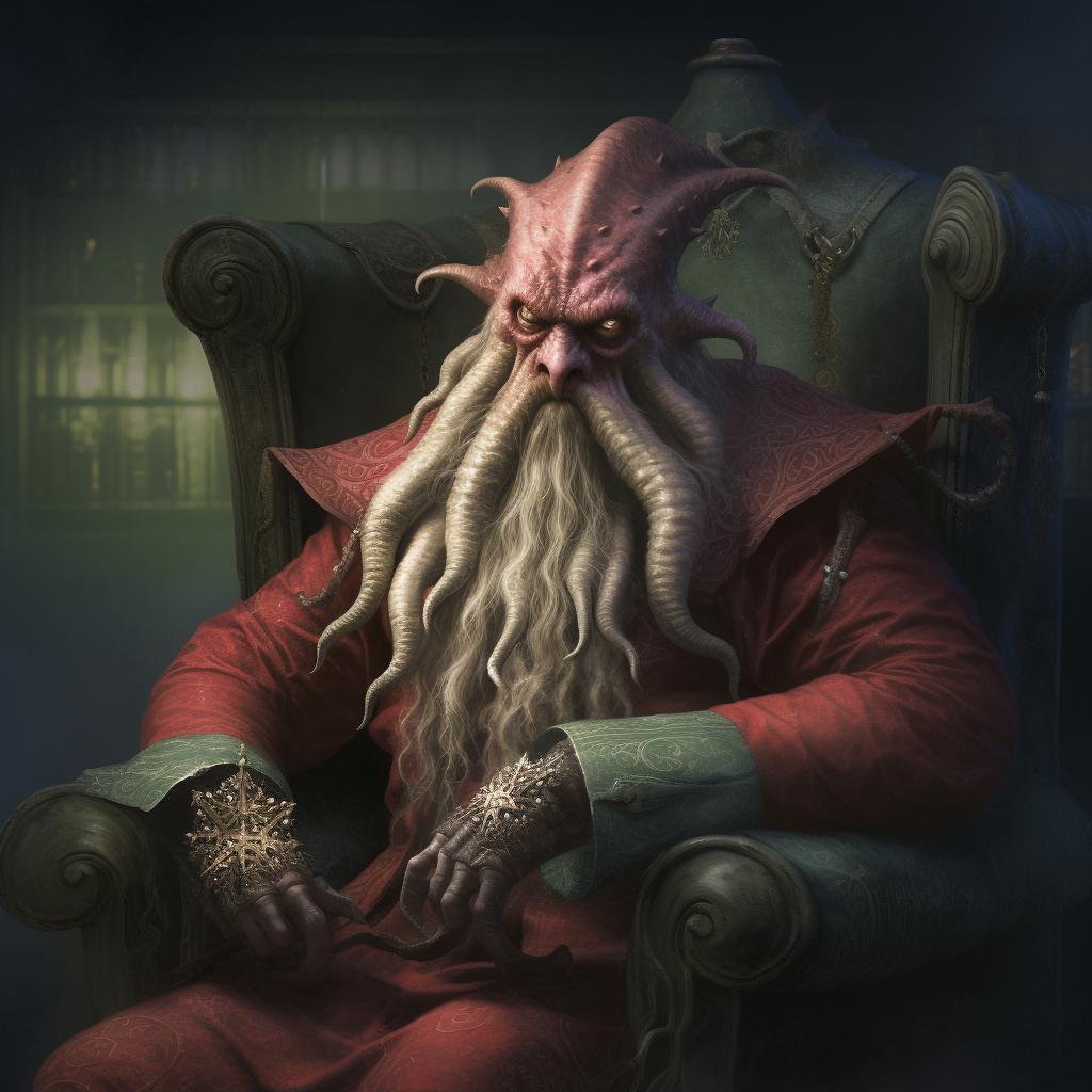 Cthulhu as Santa Claus