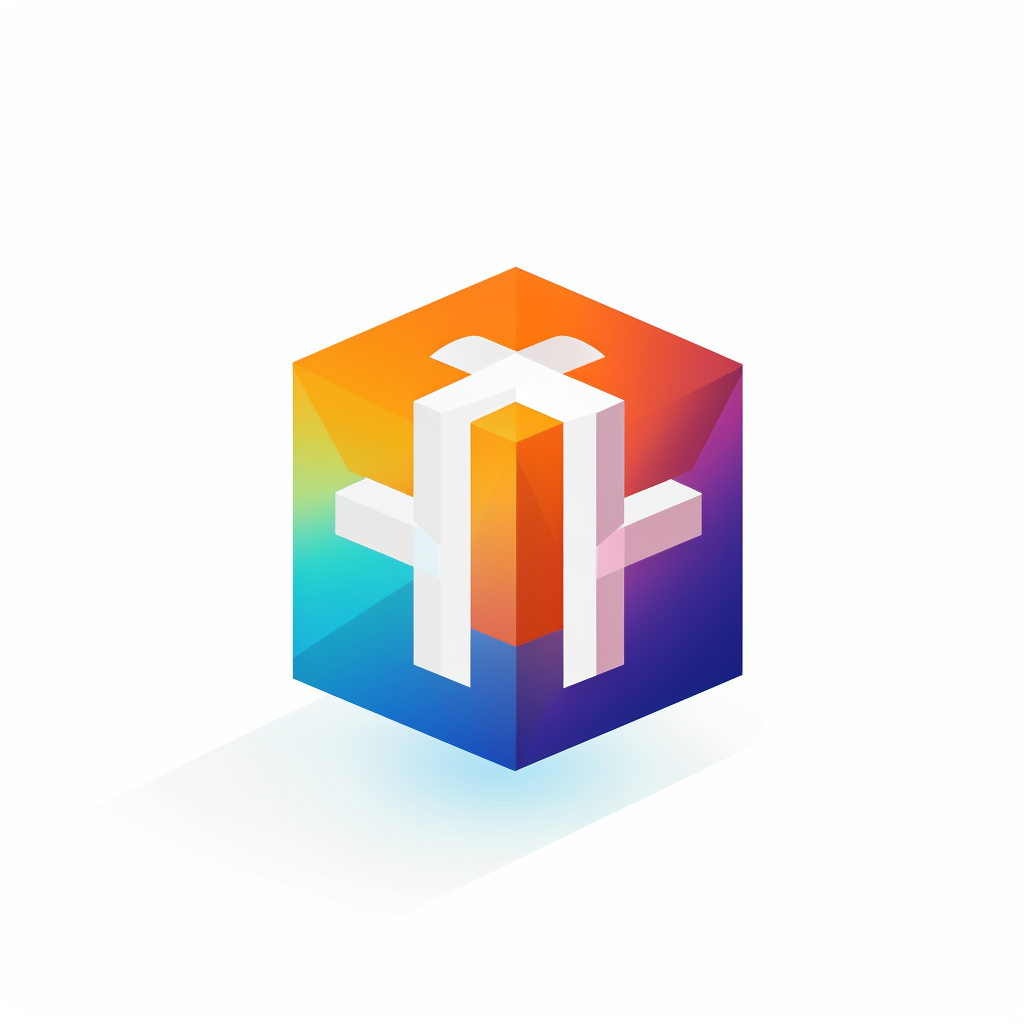 Cubic sun logo for startups