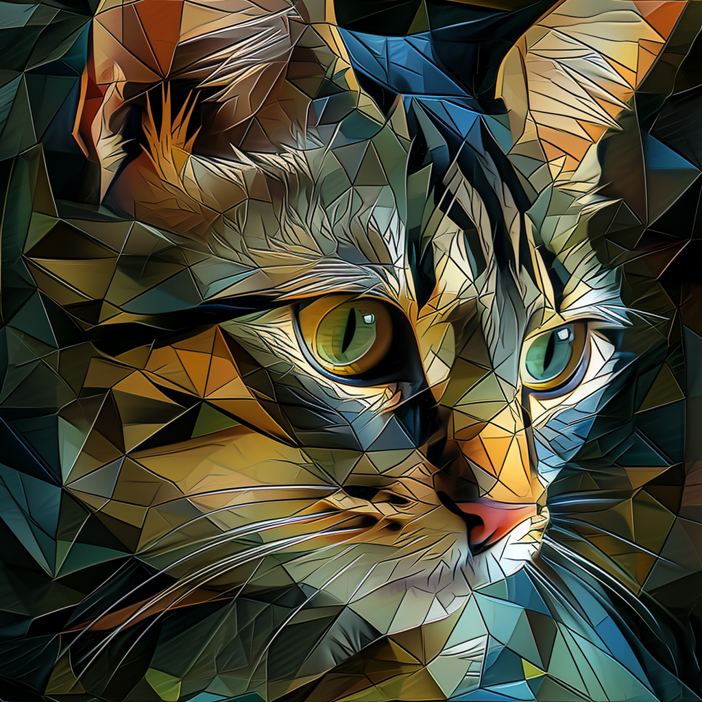 Cubistic cat hyperdimension cubec geometry recurrence abstract