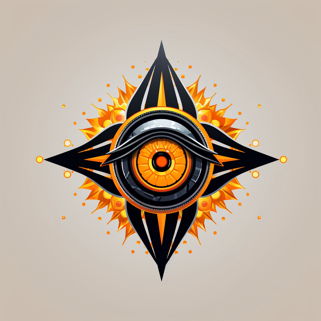 Logo design featuring a third eye for cultural event association