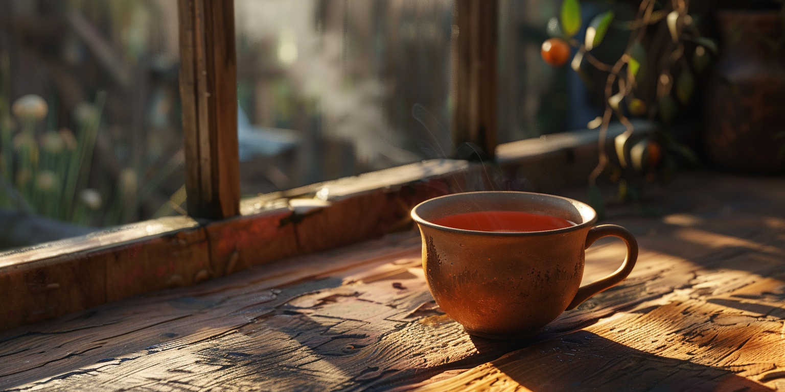 Close-up cup of tea