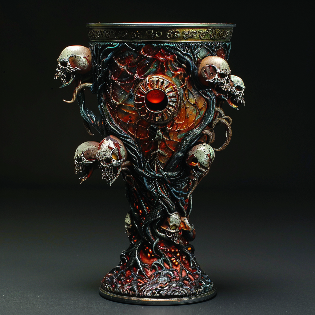 Dark cup of pestilence