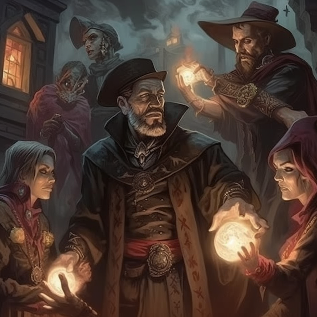 Creative depiction of Curse of Strahd from Dungeons and Dragons