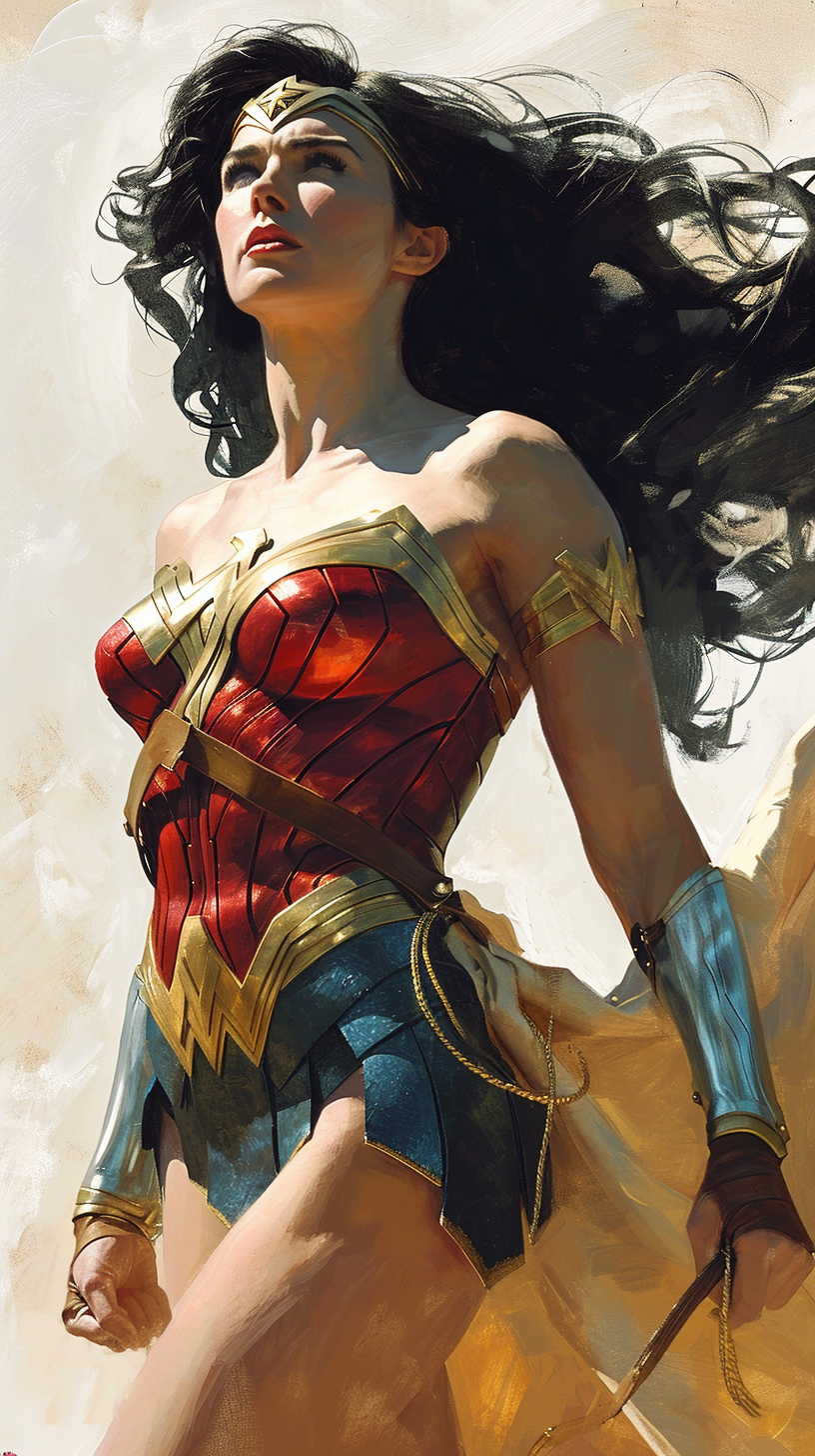 Curvaceous Wonder Woman in Stunning Art