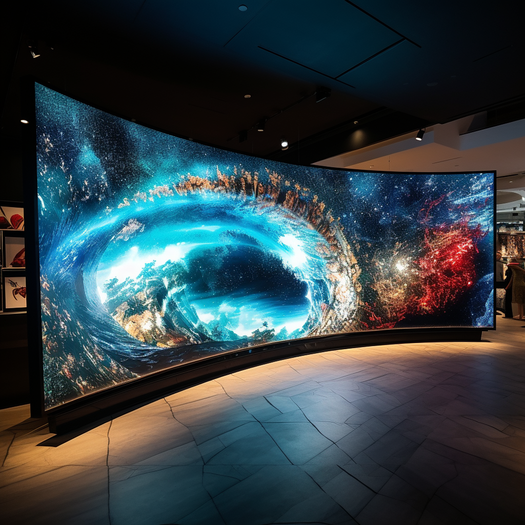 Curved LED Screen Display Technology