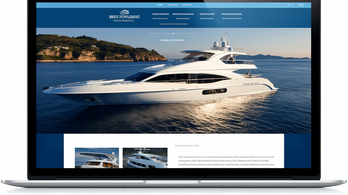 Customer testimonial on blue yacht