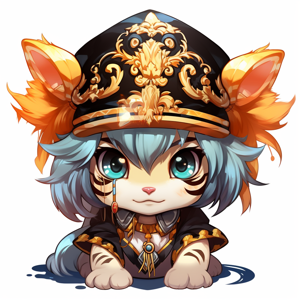 Cute Anime Tiger Dragon Hat