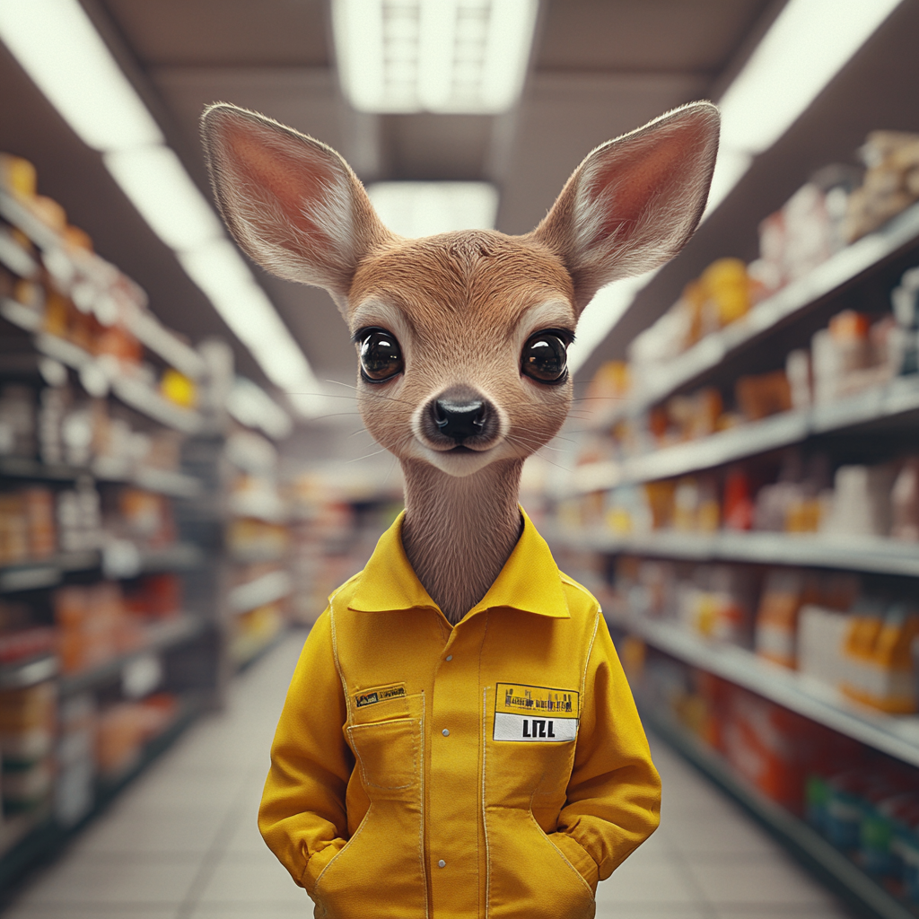 Sad Baby Deer Fawn LIDL