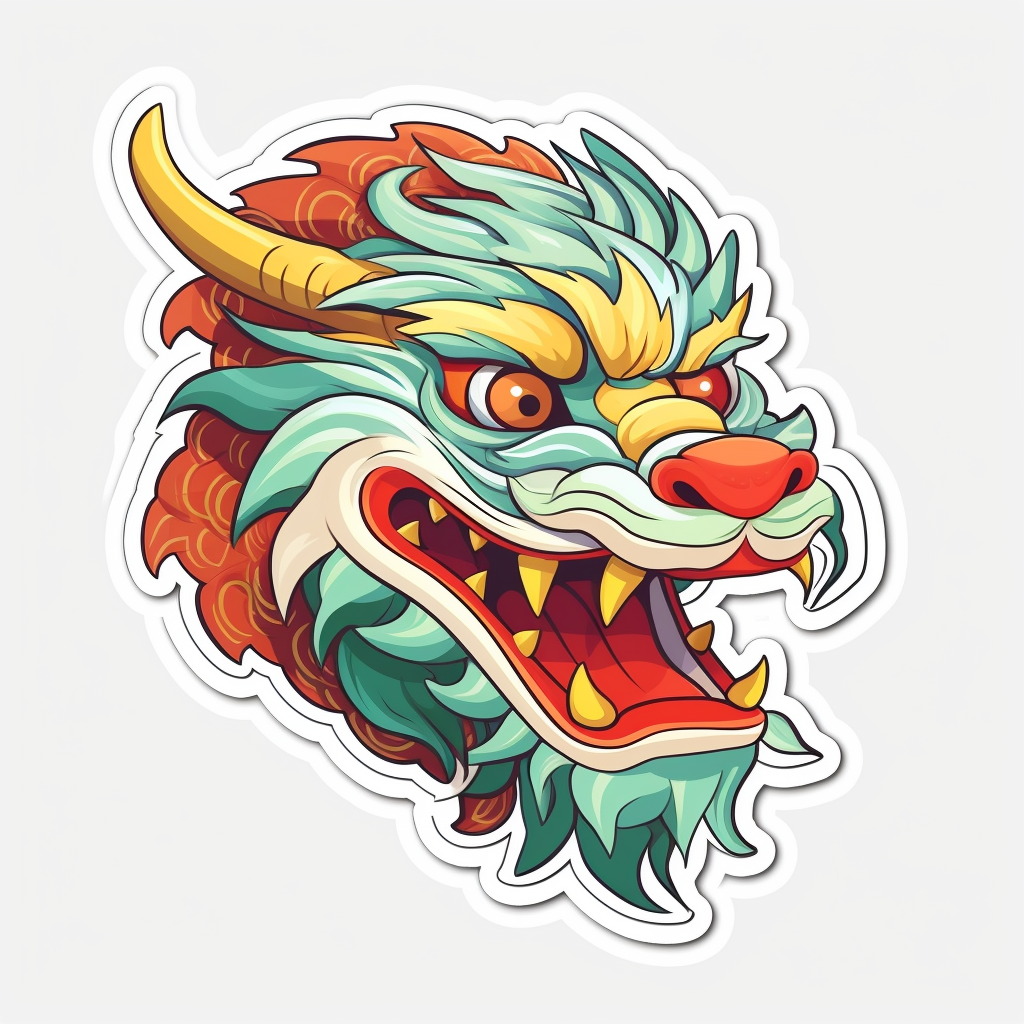 Cute Chinese Dragon Cartoon Character