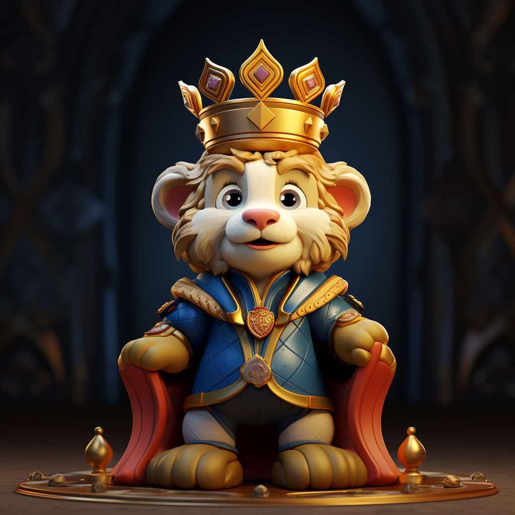 Cute Disney Mascot King character