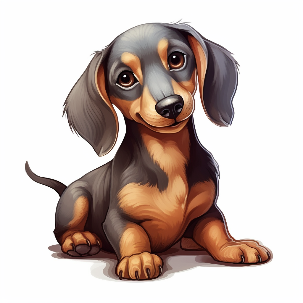 Cute dog cartoon illustration  ?