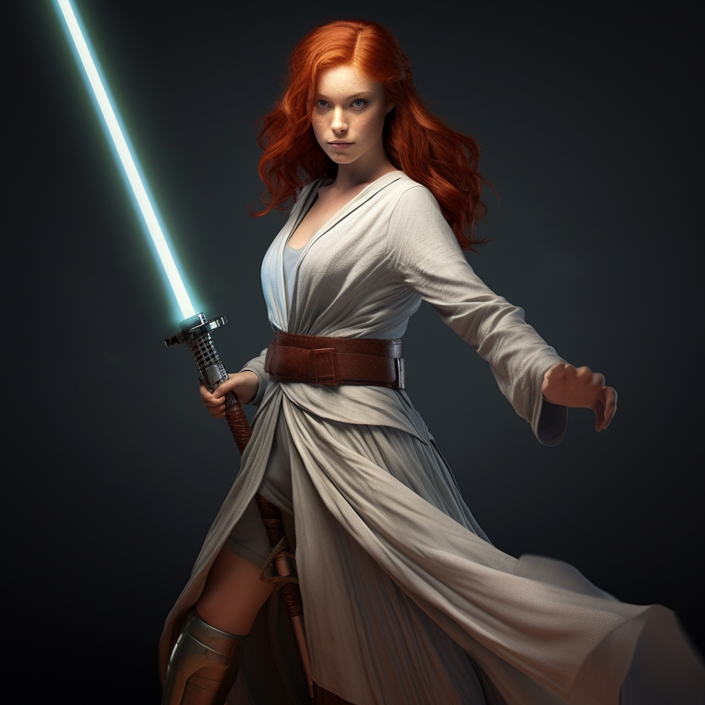 Stunning Jedi in Battle Cocktail Dress