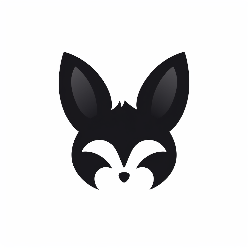 Cute fuzzy animal ears icon