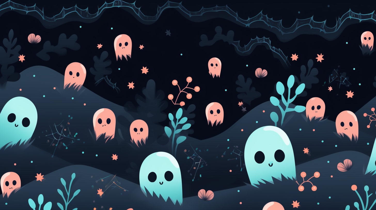 Cute Halloween grave pattern