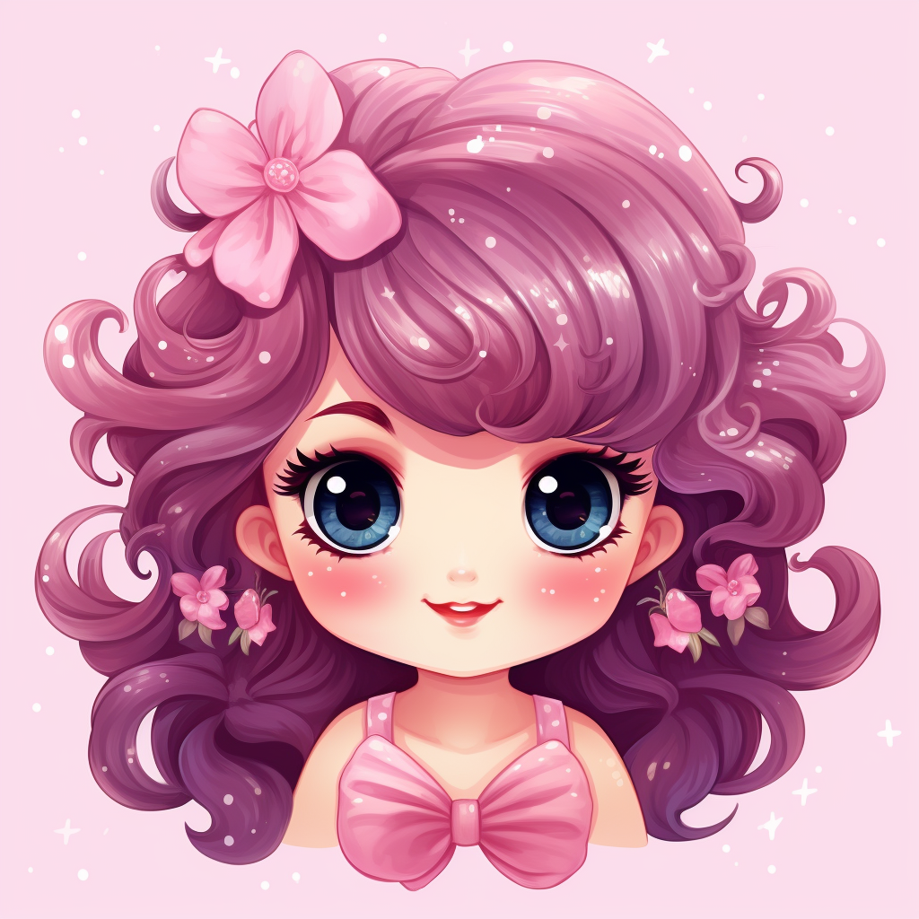 Cute kawaii clipart illustration