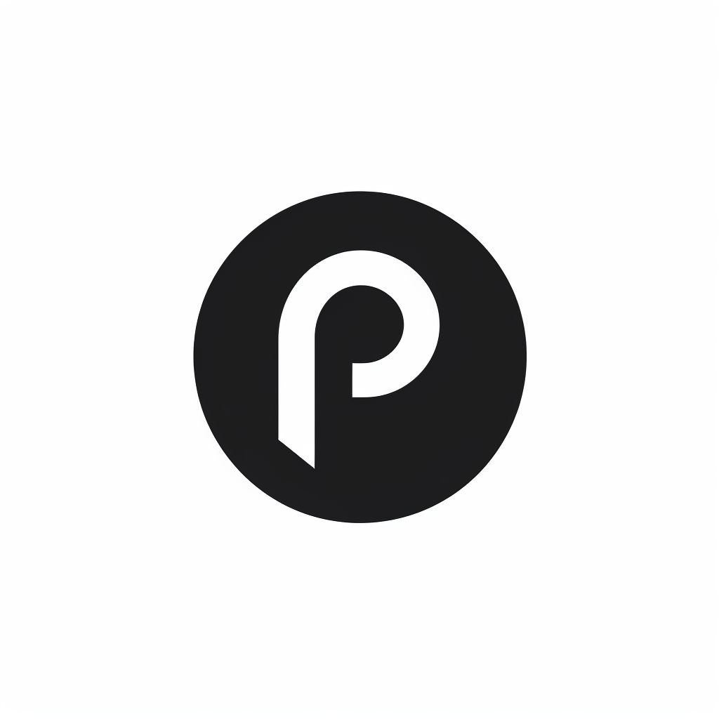 Cute letter P logo design