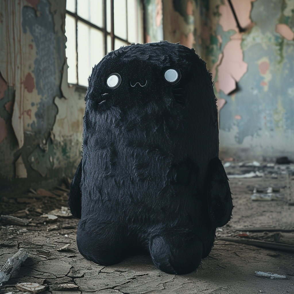 Cute shadow creature plush toy