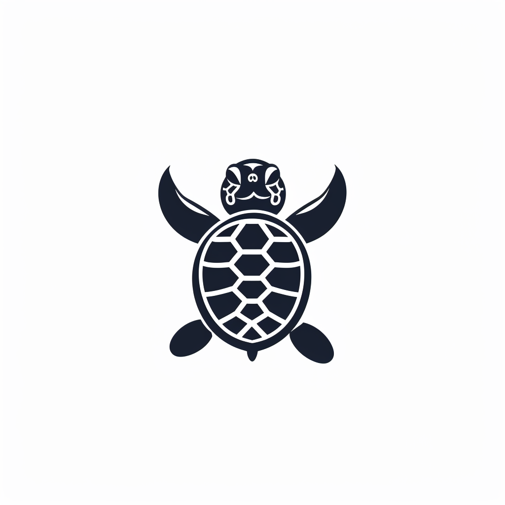 Cute Turtle Logo Design