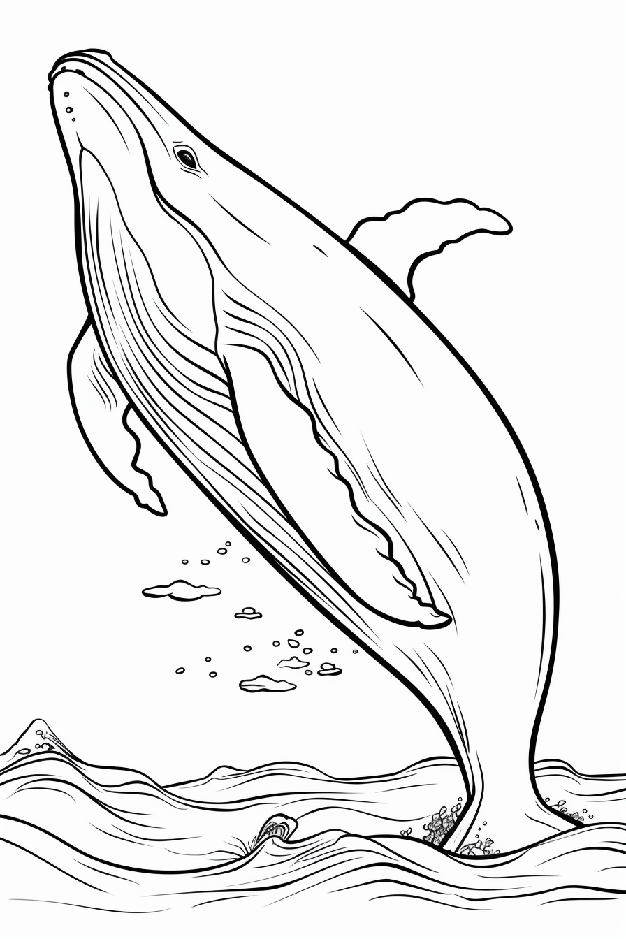 A cute wise humpback whale