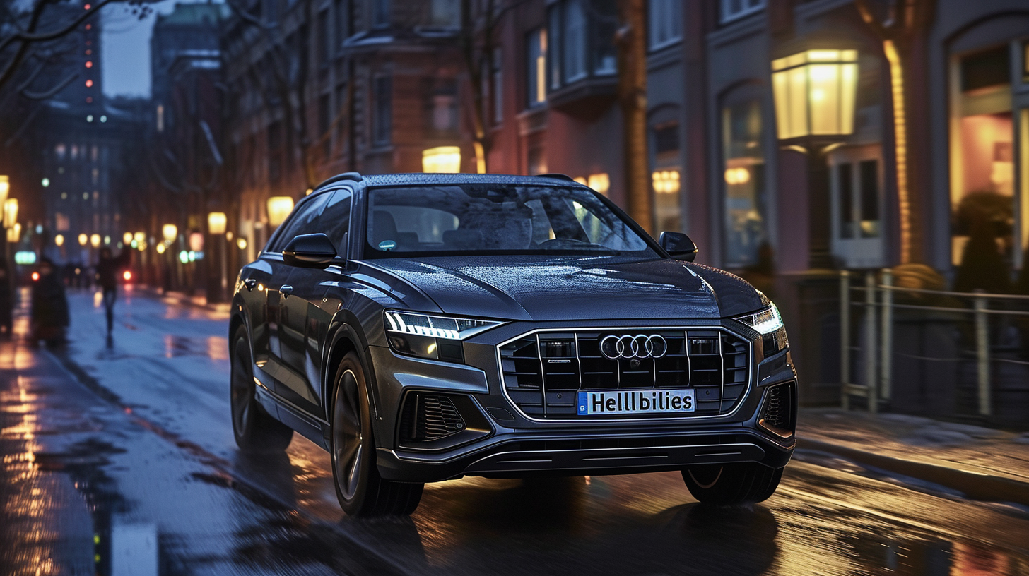 Audi Q8 Nighttime Image