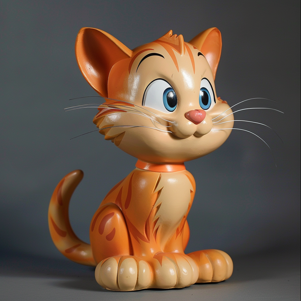 Plastic Toy Cat Chuck Jones