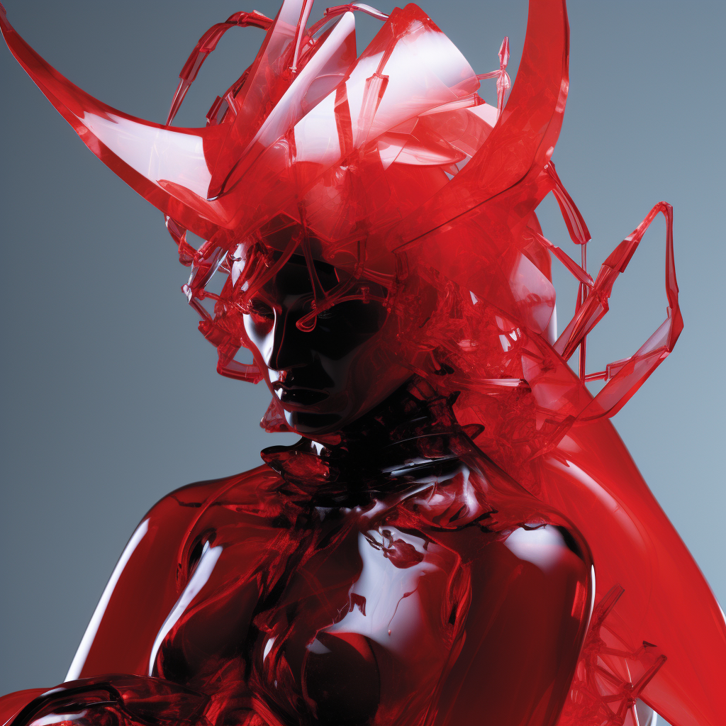 Stylish cyber devil costume DIY