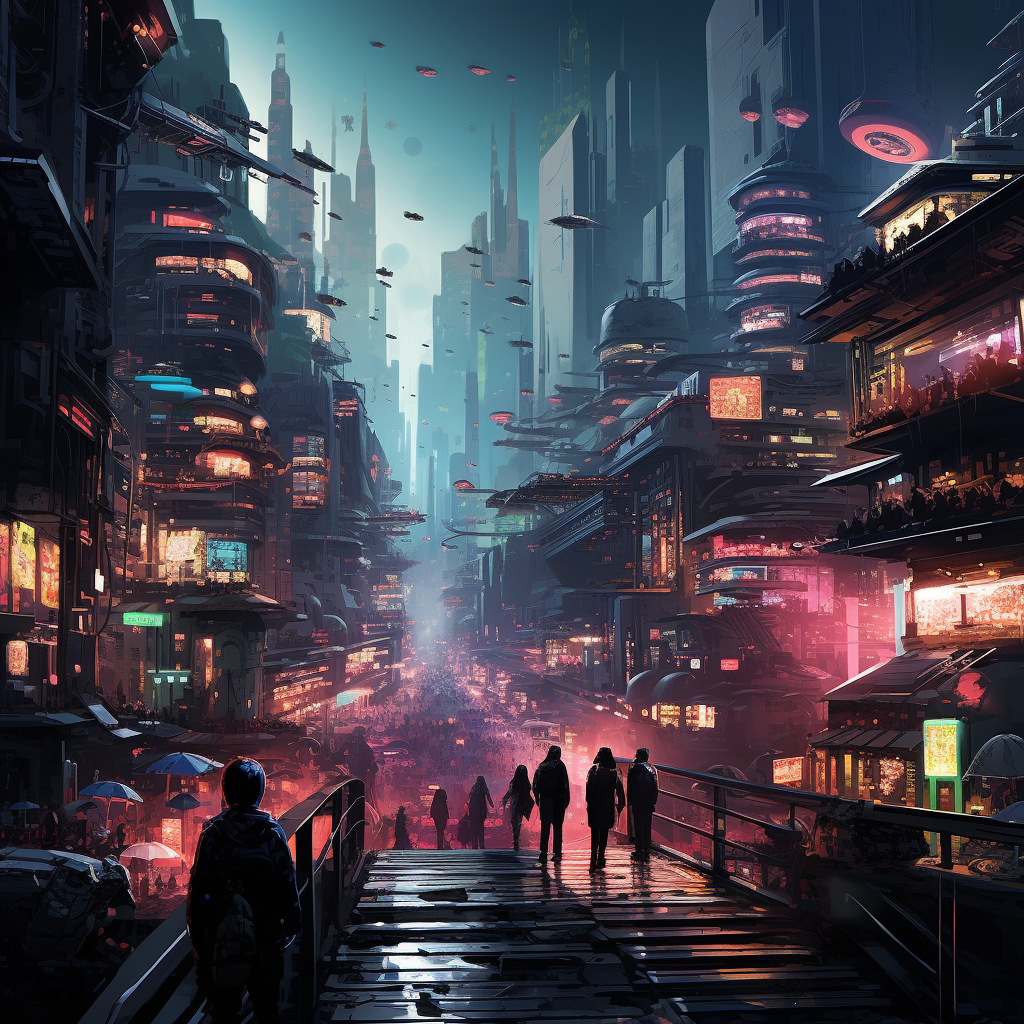 Cyberpunk Dwarft in Pastel Colors