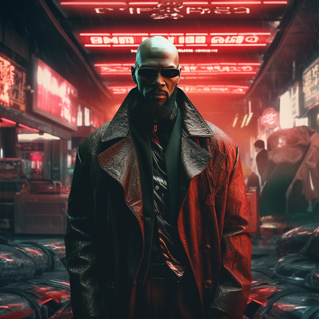 Neo as Cyberpunk God of War