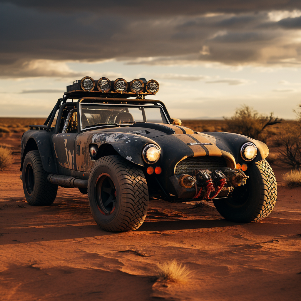 Awesome Cyberpunk Offroad Shelby AC Cobra Racing