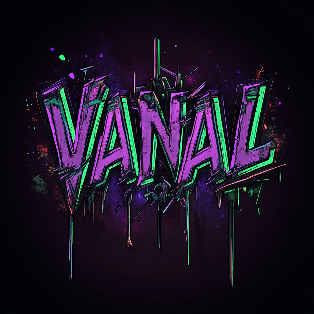 Cyberpunk Vandal Emote Design