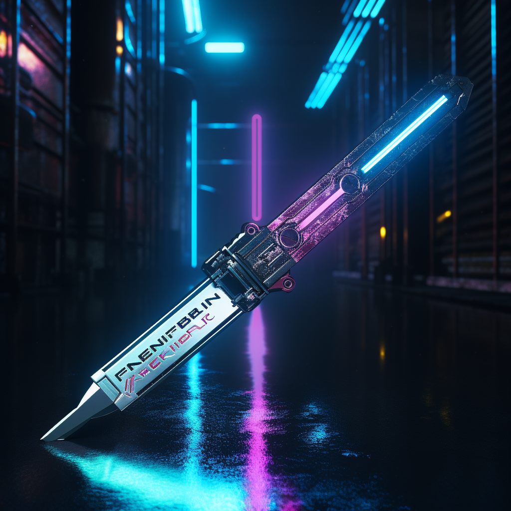 cyberpunk-world-laser-sword-advertising