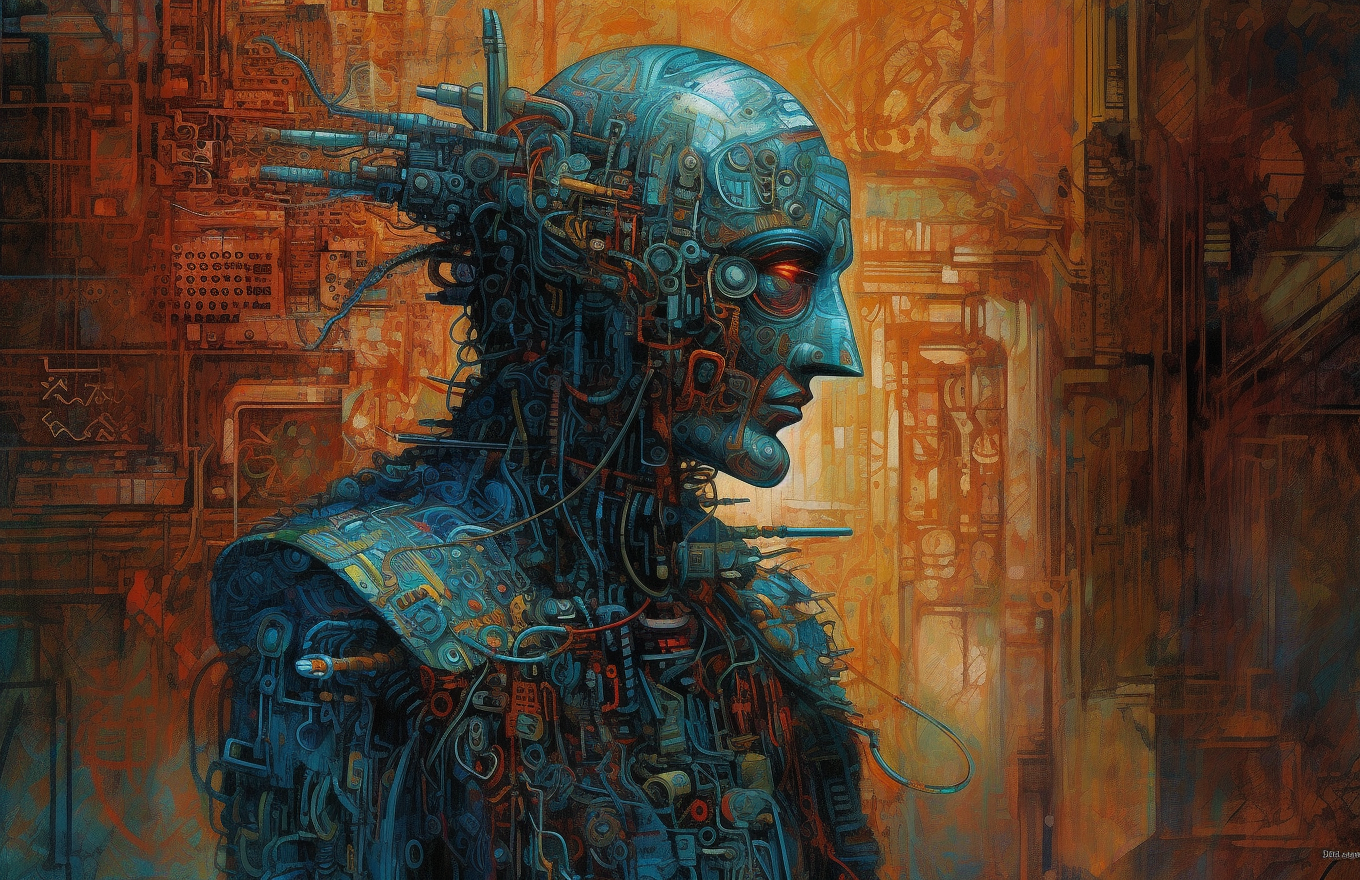 Cyberpunk Robot Cities with Knowledge and Communications