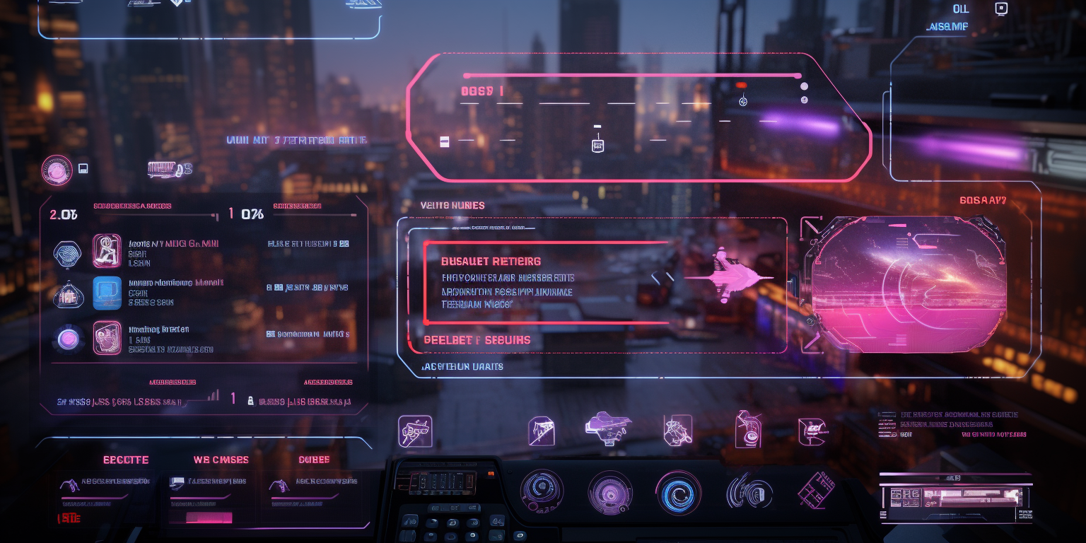 Cyberpunk UI AR 2:1