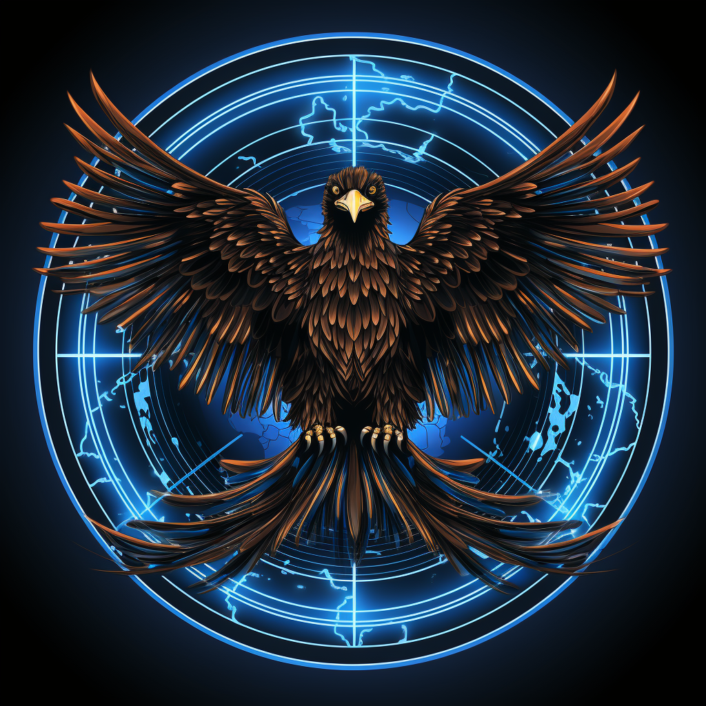 Digital Energy Cybersecurity Eagle Emblem