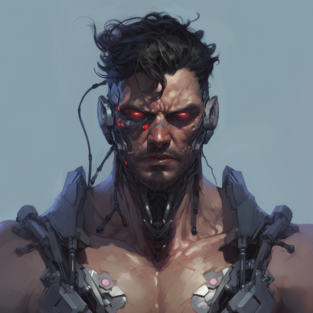 Cyborg Capo Portrait Male