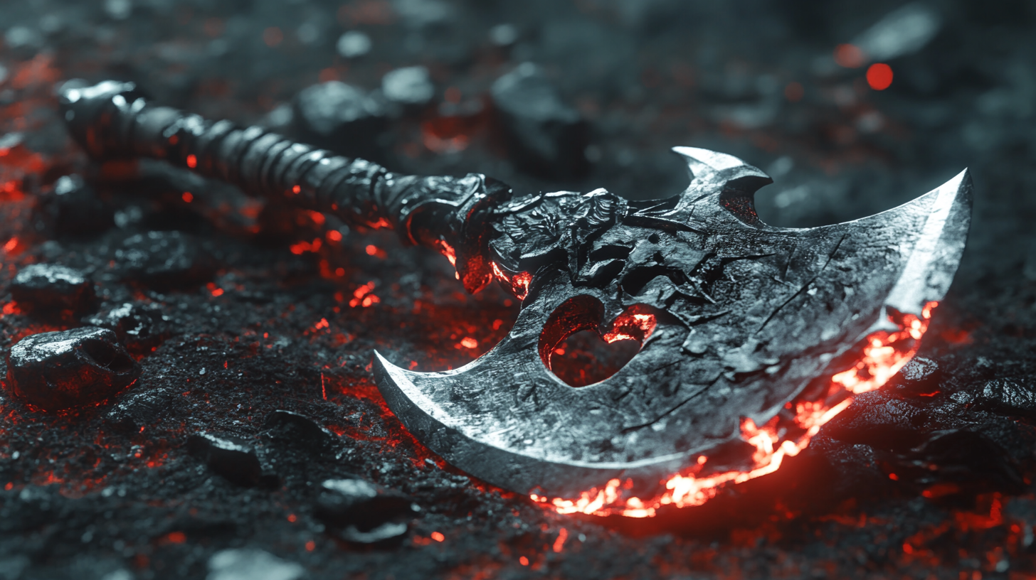 d&d loot weapon in 4k ultra realistic detail