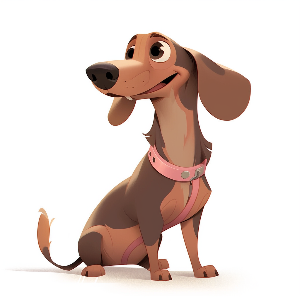 Expressive Dachshund Software Developer Image