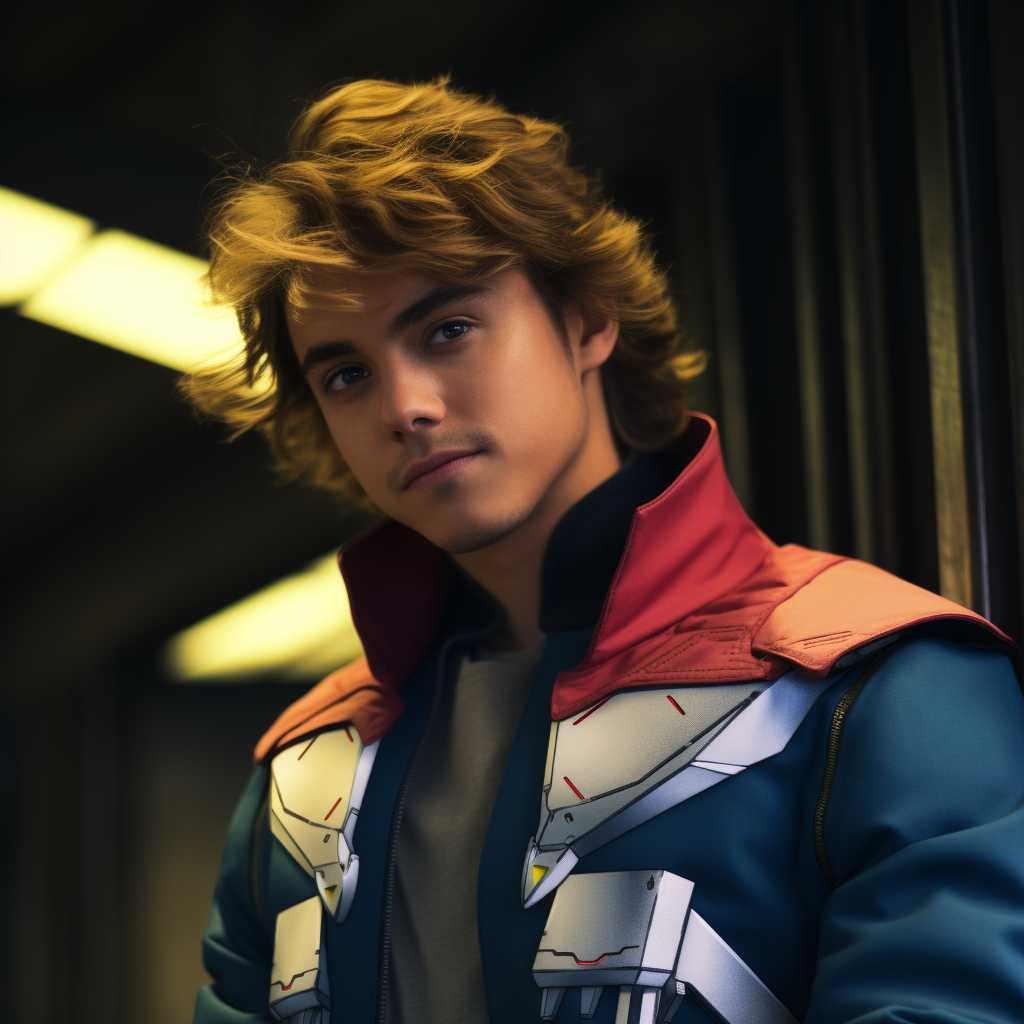 Dacre Montgomery as Zeta Gundam's Quattro Bajeena